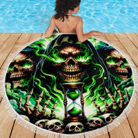 Witch Skull Beach Blanket Of Course I'm Going To Hell I'm Just Here To Pick You Up - Wonder Print Shop