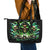 Witch Skull Leather Tote Bag Of Course I'm Going To Hell I'm Just Here To Pick You Up - Wonder Print Shop