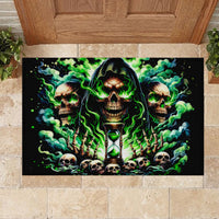 Witch Skull Rubber Doormat Of Course I'm Going To Hell I'm Just Here To Pick You Up - Wonder Print Shop