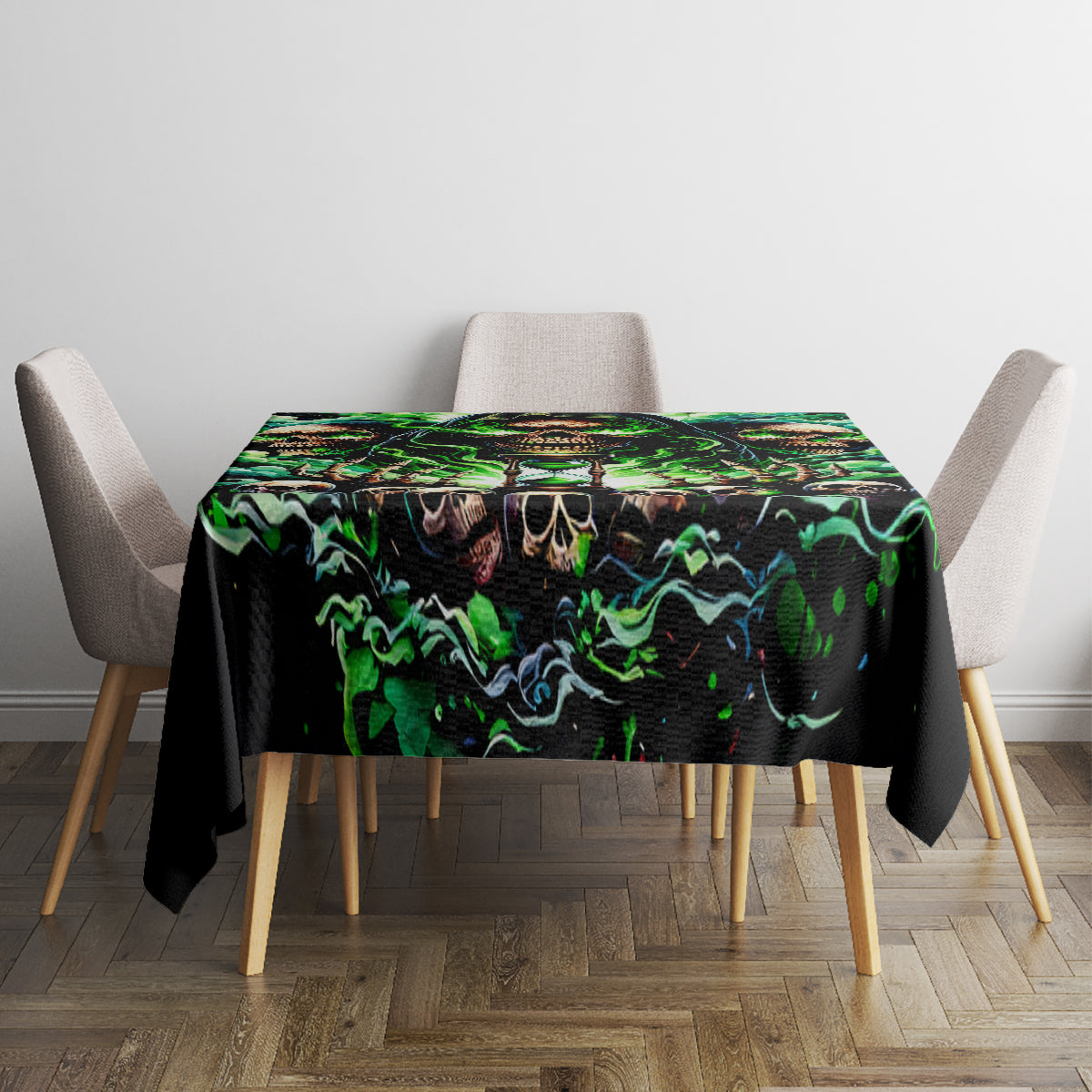 Witch Skull Tablecloth Of Course I'm Going To Hell I'm Just Here To Pick You Up - Wonder Print Shop