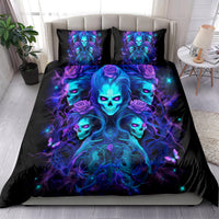Rose Skull Bedding Set Four Out Of The Five Voices In My Head Think You An Idiot - Wonder Print Shop
