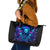Rose Skull Leather Tote Bag Four Out Of The Five Voices In My Head Think You An Idiot - Wonder Print Shop