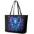 Rose Skull Leather Tote Bag Four Out Of The Five Voices In My Head Think You An Idiot - Wonder Print Shop