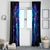 Rose Skull Window Curtain Four Out Of The Five Voices In My Head Think You An Idiot - Wonder Print Shop