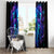 Rose Skull Window Curtain Four Out Of The Five Voices In My Head Think You An Idiot - Wonder Print Shop
