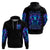 Rose Skull Zip Hoodie Four Out Of The Five Voices In My Head Think You An Idiot - Wonder Print Shop