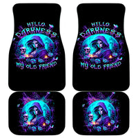 Witch Skull Car Mats Hello Darkness My Old Friend - Wonder Print Shop
