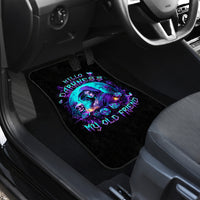 Witch Skull Car Mats Hello Darkness My Old Friend - Wonder Print Shop