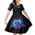 Witch Skull Family Matching Summer Maxi Dress and Hawaiian Shirt Hello Darkness My Old Friend - Wonder Print Shop