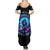 Witch Skull Family Matching Summer Maxi Dress and Hawaiian Shirt Hello Darkness My Old Friend - Wonder Print Shop