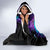 Witch Skull Hooded Blanket Hello Darkness My Old Friend