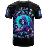 Witch Skull T Shirt Hello Darkness My Old Friend - Wonder Print Shop
