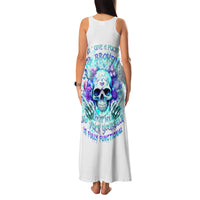 Rose SKull Family Matching Tank Maxi Dress and Hawaiian Shirt My Give A Fuck Is Broken But My Go Fuck Yourself Is Fully Functional - Wonder Print Shop