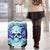 Rose SKull Luggage Cover My Give A Fuck Is Broken But My Go Fuck Yourself Is Fully Functional - Wonder Print Shop