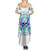 Rose SKull Summer Maxi Dress My Give A Fuck Is Broken But My Go Fuck Yourself Is Fully Functional - Wonder Print Shop