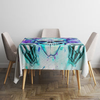 Rose SKull Tablecloth My Give A Fuck Is Broken But My Go Fuck Yourself Is Fully Functional - Wonder Print Shop