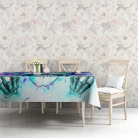Rose SKull Tablecloth My Give A Fuck Is Broken But My Go Fuck Yourself Is Fully Functional - Wonder Print Shop