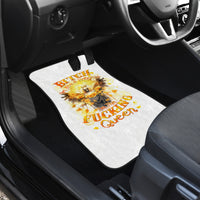 Flower Skull Angel Car Mats Bitch I'm The Fucking Queen - Wonder Print Shop