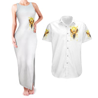 Flower Skull Angel Couples Matching Tank Maxi Dress and Hawaiian Shirt Bitch I'm The Fucking Queen - Wonder Print Shop