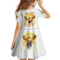 Flower Skull Angel Family Matching Off Shoulder Maxi Dress and Hawaiian Shirt Bitch I'm The Fucking Queen - Wonder Print Shop