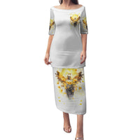 Flower Skull Angel Family Matching Puletasi and Hawaiian Shirt Bitch I'm The Fucking Queen - Wonder Print Shop