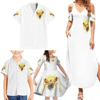 Flower Skull Angel Family Matching Summer Maxi Dress and Hawaiian Shirt Bitch I'm The Fucking Queen - Wonder Print Shop
