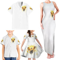 Flower Skull Angel Family Matching Tank Maxi Dress and Hawaiian Shirt Bitch I'm The Fucking Queen - Wonder Print Shop