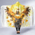 Flower Skull Angel Hooded Blanket Bitch I'm The Fucking Queen