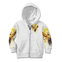Flower Skull Angel Kid Hoodie Bitch I'm The Fucking Queen - Wonder Print Shop