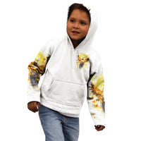 Flower Skull Angel Kid Hoodie Bitch I'm The Fucking Queen - Wonder Print Shop