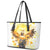 Flower Skull Angel Leather Tote Bag Bitch I'm The Fucking Queen - Wonder Print Shop