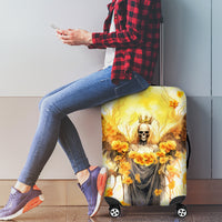 Flower Skull Angel Luggage Cover Bitch I'm The Fucking Queen - Wonder Print Shop