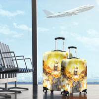 Flower Skull Angel Luggage Cover Bitch I'm The Fucking Queen - Wonder Print Shop