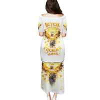 Flower Skull Angel Puletasi Bitch I'm The Fucking Queen - Wonder Print Shop