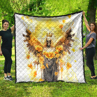 Flower Skull Angel Quilt Bitch I'm The Fucking Queen - Wonder Print Shop