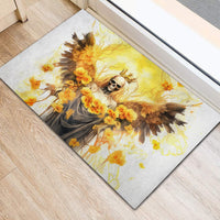 Flower Skull Angel Rubber Doormat Bitch I'm The Fucking Queen - Wonder Print Shop