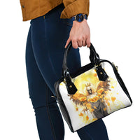 Flower Skull Angel Shoulder Handbag Bitch I'm The Fucking Queen