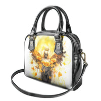 Flower Skull Angel Shoulder Handbag Bitch I'm The Fucking Queen