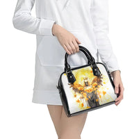 Flower Skull Angel Shoulder Handbag Bitch I'm The Fucking Queen