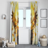 Flower Skull Angel Window Curtain Bitch I'm The Fucking Queen - Wonder Print Shop