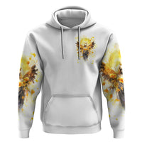 Flower Skull Angel Zip Hoodie Bitch I'm The Fucking Queen - Wonder Print Shop