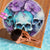 Flower Skull Angel Beach Blanket The Good Girl In Me Got Tired Of The Bullshit - Wonder Print Shop