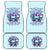 Flower Skull Angel Car Mats The Good Girl In Me Got Tired Of The Bullshit - Wonder Print Shop