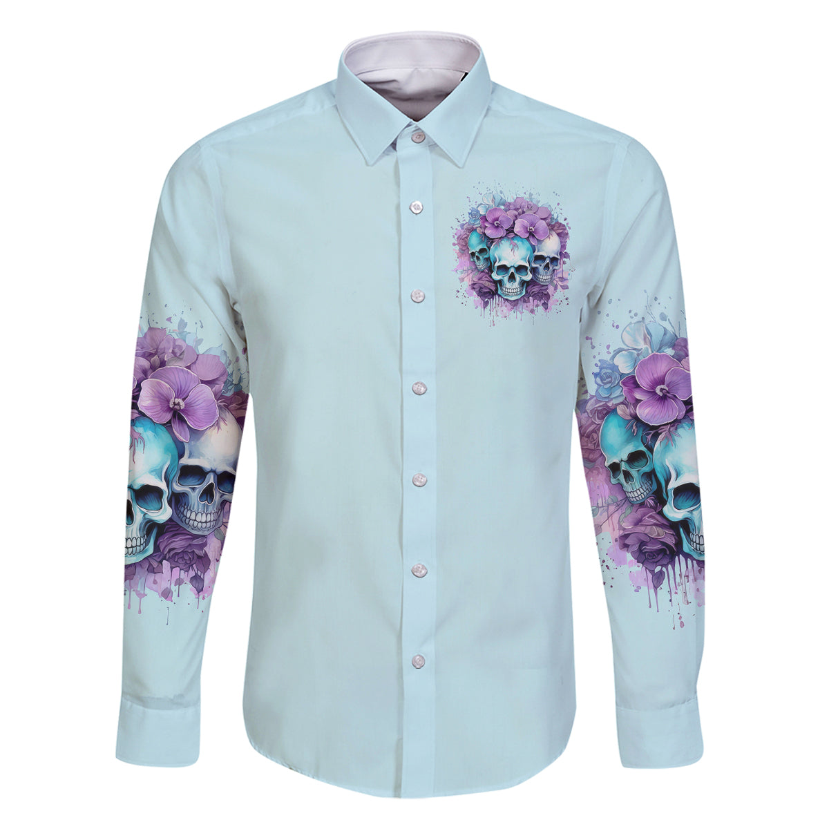 Flower Skull Angel Family Matching Mermaid Dress and Hawaiian Shirt The Good Girl In Me Got Tired Of The Bullshit - Wonder Print Shop