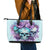 Flower Skull Angel Leather Tote Bag The Good Girl In Me Got Tired Of The Bullshit - Wonder Print Shop