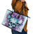 Flower Skull Angel Leather Tote Bag The Good Girl In Me Got Tired Of The Bullshit - Wonder Print Shop
