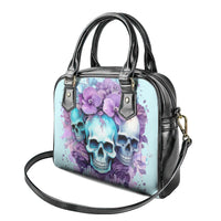 Flower Skull Angel Shoulder Handbag The Good Girl In Me Got Tired Of The Bullshit