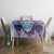 Flower Skull Angel Tablecloth The Good Girl In Me Got Tired Of The Bullshit - Wonder Print Shop
