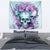 Flower Skull Angel Tapestry The Good Girl In Me Got Tired Of The Bullshit - Wonder Print Shop