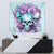 Flower Skull Angel Tapestry The Good Girl In Me Got Tired Of The Bullshit - Wonder Print Shop